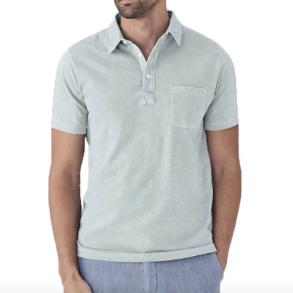 Faherty Sunwashed TShirt Polo XL